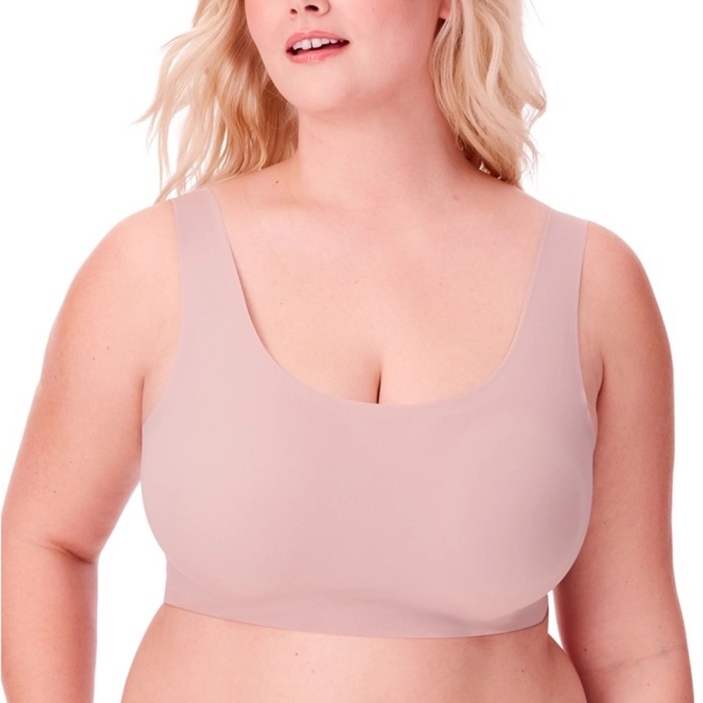 ✨ SALE NWT Wirefree Lined Comfort Bra in Modest Pink - Picture 8 of 11